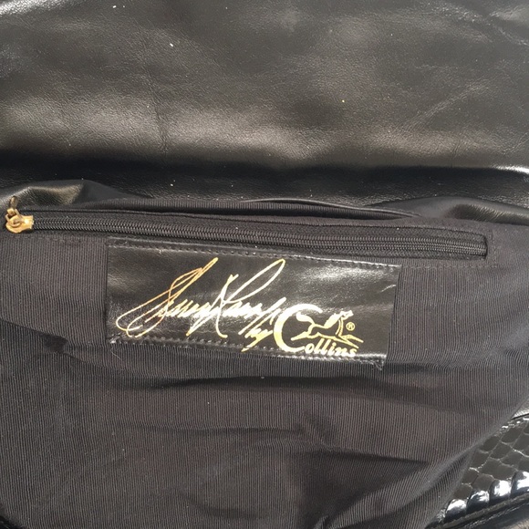 COLLINS Leather Clutch Handbag Famous for Quality Design and Construction - Picture 11 of 16